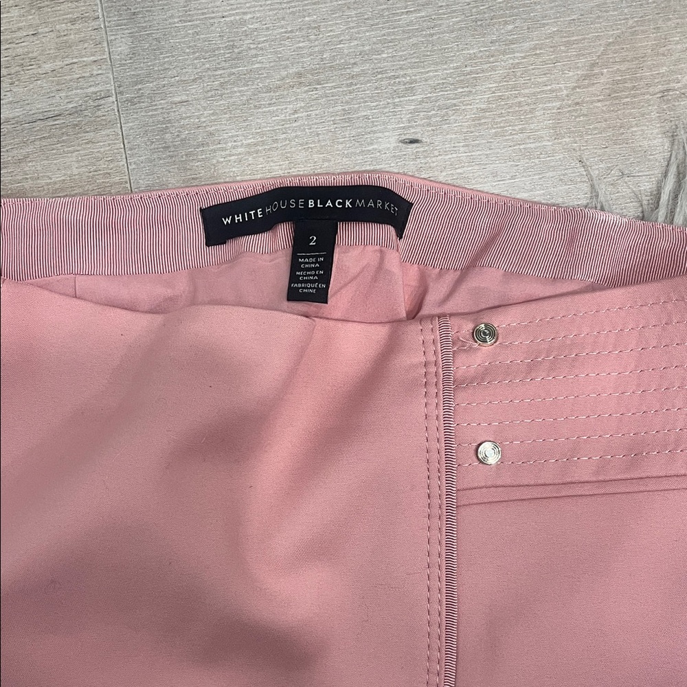 White House Black Market Blush Skirt
